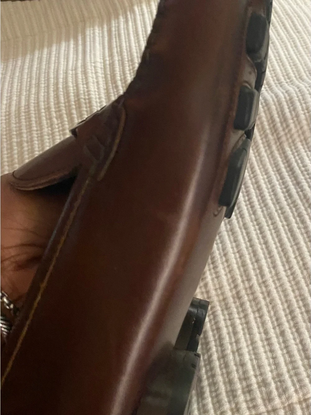 Salvatore Ferragamo smooth dark